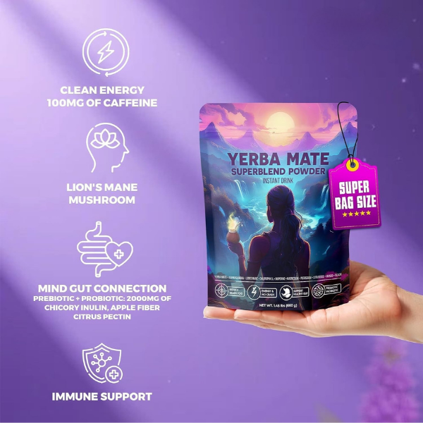 Natural Yerba Mate Tea – Boost Energy, Burn Fat, Feel Light